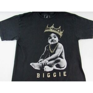 Brooklyn Mint Biggie Wall of Fame NYC Black Graphic T-Shirt Vintage Size M